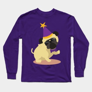 Dog Wearing Sunglasses Funny Long Sleeve T-Shirt